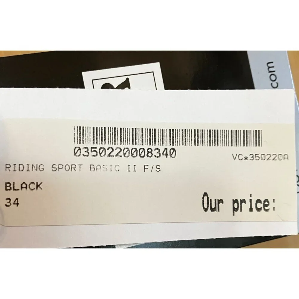 Dover Saddlery Womens Basic II Breech Knee Patch Riding Pants 34R Black AN NWT - Picture 7 of 10